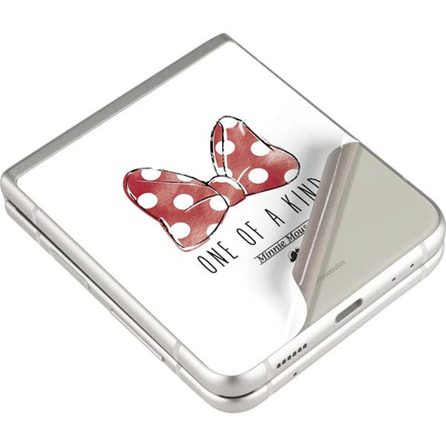 Disney Minnie Mouse One Of A Kind Bow Galaxy Z Flip3 5G Skin